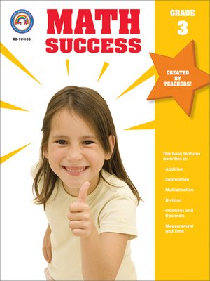 cover image of Math Success, Grade 3